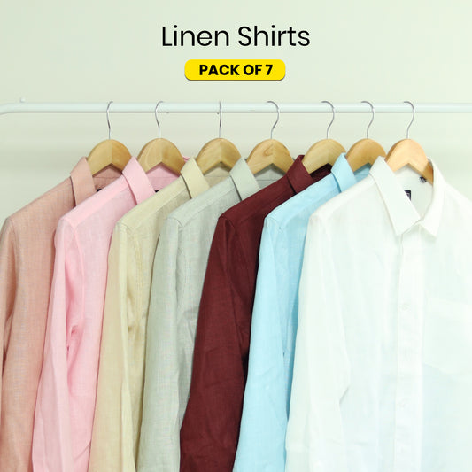 Linen Shirts (Pack of 7)