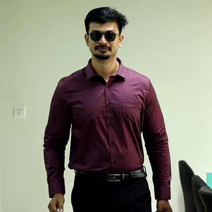 Satin Solid Shirt